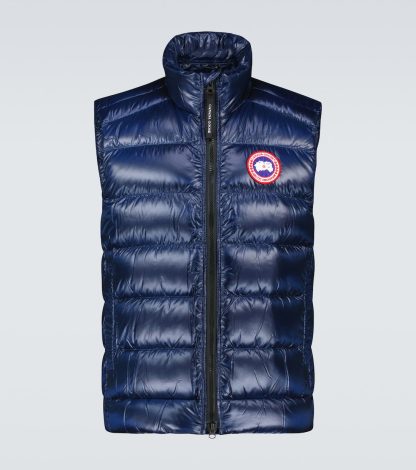 Modedesigner Canada Goose Crofton Nylonweste in Blau