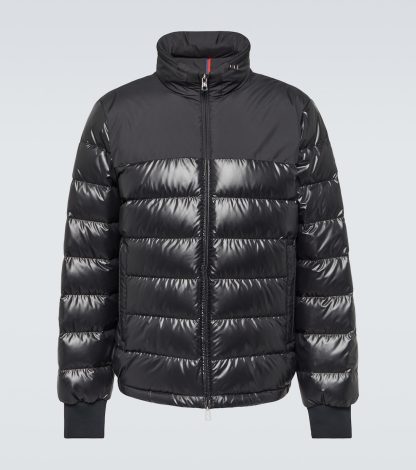 Modedesigner Moncler Coyers gesteppte Daunenjacke in Schwarz