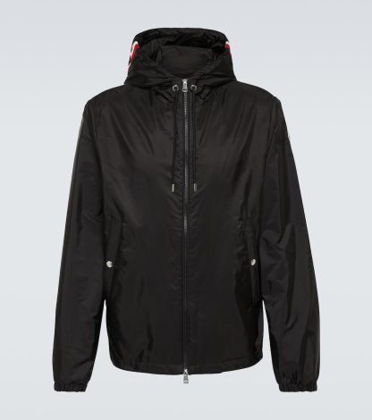 Modedesigner Moncler Grimpeurs technische Jacke in Schwarz