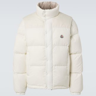 Modedesigner Moncler Verone Wendejacke in Weiß