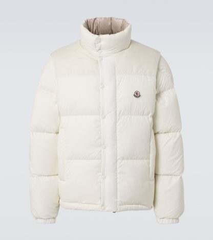 Modedesigner Moncler Verone Wendejacke in Weiß