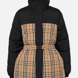 Replik-Designer Burberry Burberry Check Wende-Daunenjacke in mehrfarbig