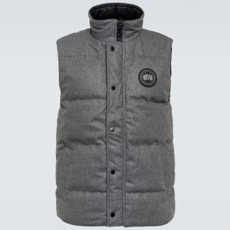 Replik-Designer Canada Goose Garson Weste aus einer Wollmischung