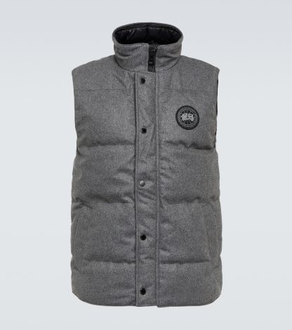 Replik-Designer Canada Goose Garson Weste aus einer Wollmischung