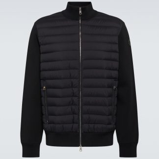 Replik-Designer Moncler Daunenjacke in Schwarz