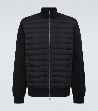 Replik-Designer Moncler Daunenjacke in Schwarz