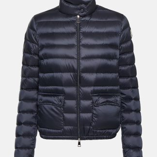 Replik-Designer Moncler Lans gesteppte Daunenjacke in Blau