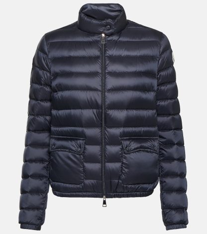 Replik-Designer Moncler Lans gesteppte Daunenjacke in Blau