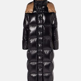 Replik-Designer Moncler Parnaiba Daunenmantel in Schwarz