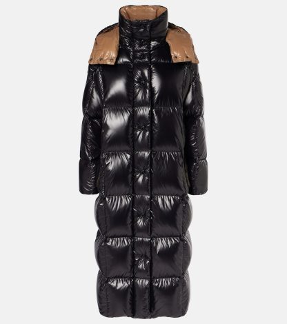 Replik-Designer Moncler Parnaiba Daunenmantel in Schwarz