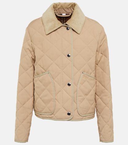 Replik Luxus Burberry Steppjacke in Beige