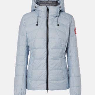 Replik Luxus Canada Goose Abbott Logo-Daunenjacke in Blau