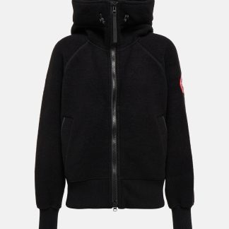 Replik Luxus Canada Goose Chilliwack Fleece-Bomberjacke in Schwarz