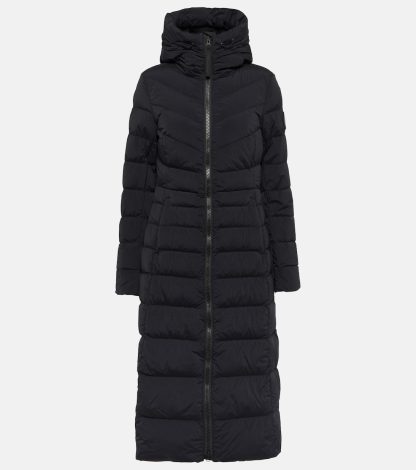 Replik Luxus Canada Goose Clair Langer Daunenmantel in Schwarz