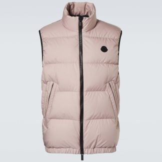 Replik Luxus Moncler Fedare Daunenweste in neutralen Farben