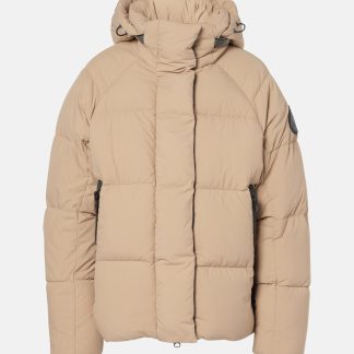 billiger Luxus Canada Goose Black Label Junction gesteppter Daunenparka in Beige