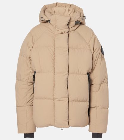 billiger Luxus Canada Goose Black Label Junction gesteppter Daunenparka in Beige