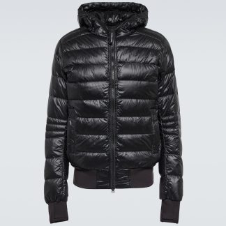 billiger Luxus Canada Goose Crofton Daunenjacke in Schwarz