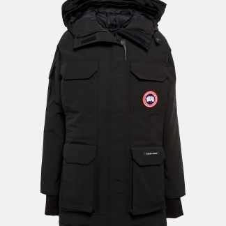 billiger Luxus Canada Goose Expedition Daunenparka in Schwarz