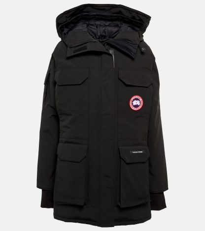 billiger Luxus Canada Goose Expedition Daunenparka in Schwarz