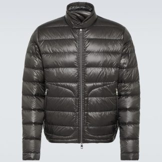 billiger Luxus Moncler Acorus Daunenjacke in Grau