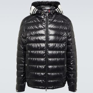 billiger Luxus Moncler Daunenjacke in Schwarz