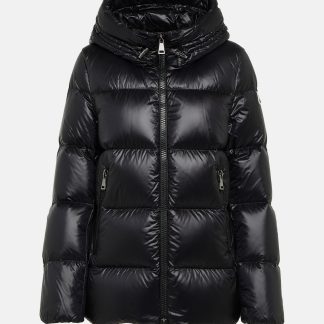 billiger Luxus Moncler Seritte Daunenjacke in Schwarz