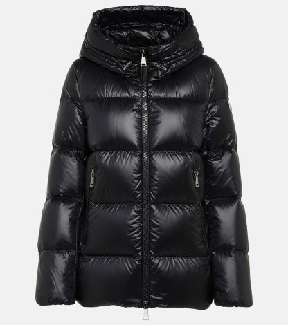 billiger Luxus Moncler Seritte Daunenjacke in Schwarz