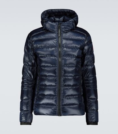 falscher Luxus Canada Goose Crofton Daunenjacke in Blau