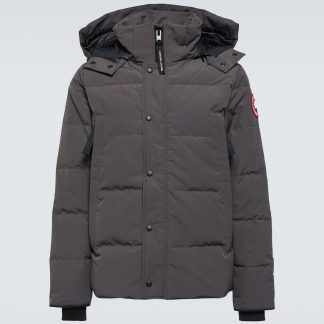 falscher Luxus Canada Goose Wyndham Daunenparka in Grau