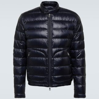 falscher Luxus Moncler Acorus Daunenjacke in Blau