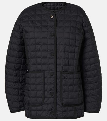 falscher Luxus Moncler Alleuze Daunenjacke in Schwarz