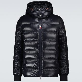 falscher Luxus Moncler Cuvellier Daunenjacke in Blau