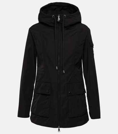 falscher Luxus Moncler Leandro Parka in Schwarz