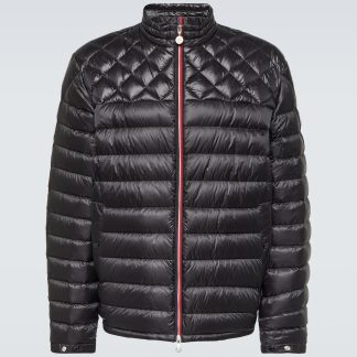 gefälschter Designer Moncler Benamou Daunenjacke in Schwarz