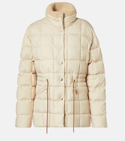 heißer Verkauf Designer Moncler Antigone Daunenjacke in Grau