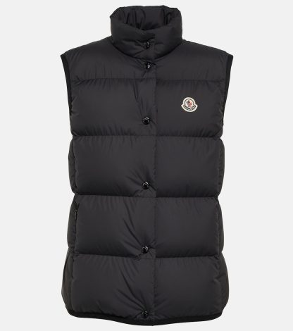 heißer Verkauf Designer Moncler Badia Daunenweste in Schwarz