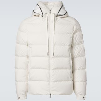 heißer Verkauf Designer Moncler Cardere gesteppte Daunenjacke in Weiß