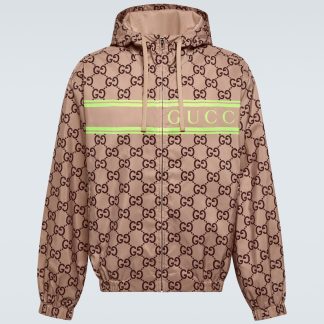 heißer Verkauf Luxus Gucci GG bedruckter Kapuzenpullover in mehrfarbig