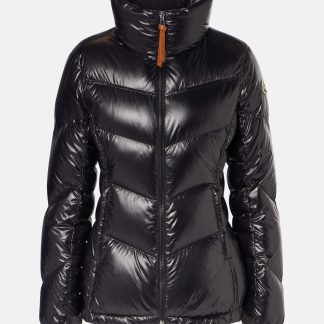 heißer Verkauf Luxus Moncler Gast Daunenjacke in Schwarz