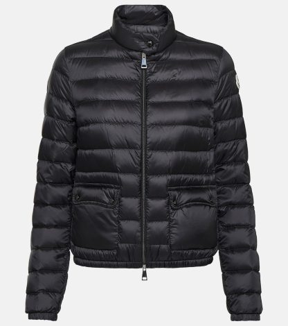 heißer Verkauf Luxus Moncler Lans gesteppte Daunenjacke in Schwarz